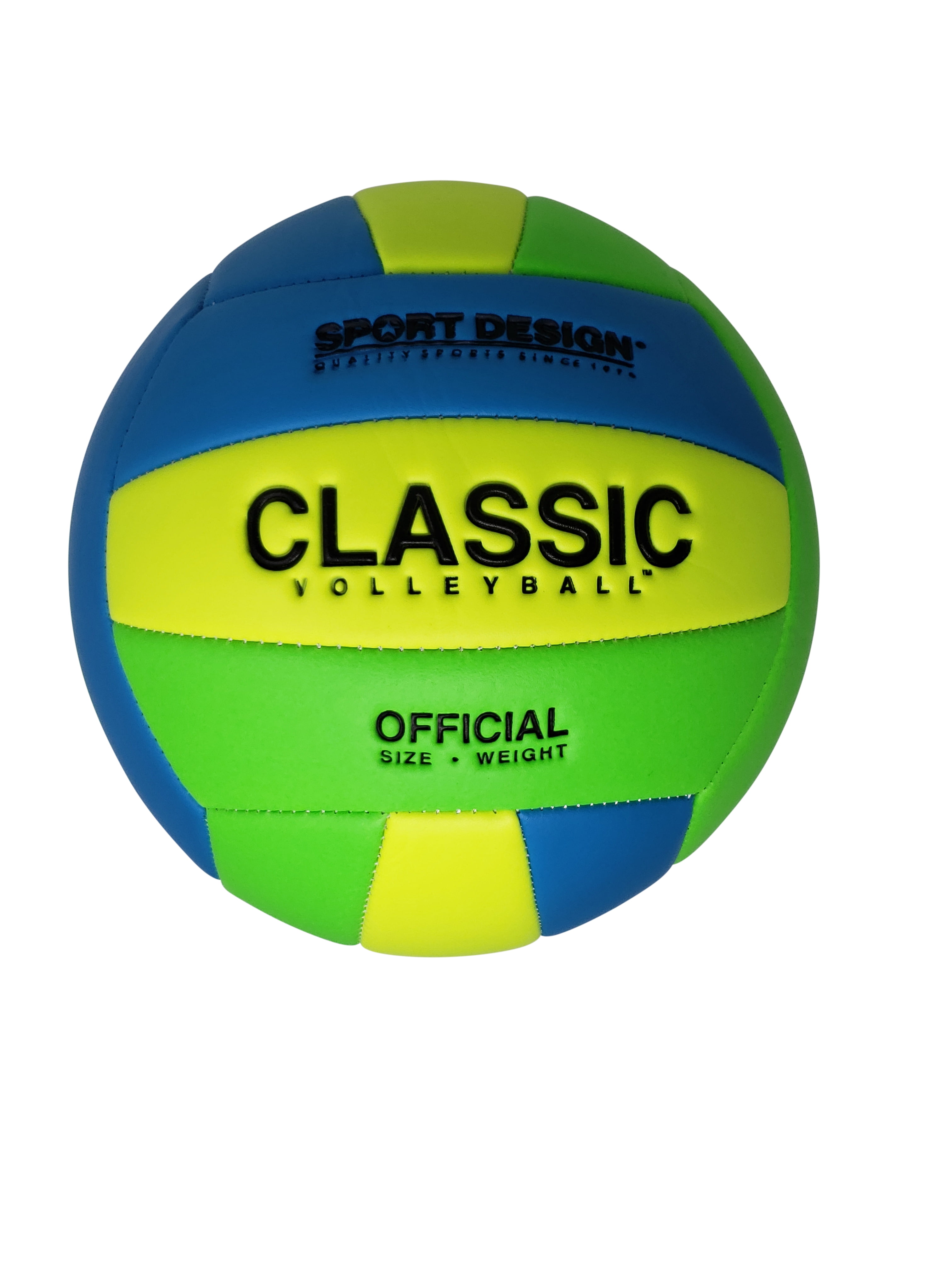 Seasonal Supply Co. Official Size 5 Neon Volleyball for Indoor and Outdoor Play