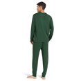 thumbnail image 2 of Eberjey Henry - The Long PJ Set (Mens, Forest Green, LG), 2 of 2