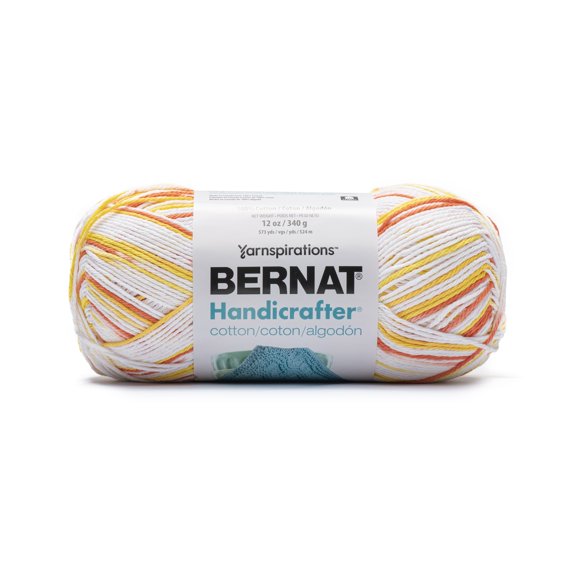 Bernat® Handi Cotton BB™ #4 Worsted (Medium) Cotton Yarn, Creamsicle 12oz/340g 608 Yards