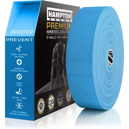 Waterproof Kinesiology Tape - 20 Pre-Cut Strips For Knee, Shoulder, Ankle Muscle Support & Recovery