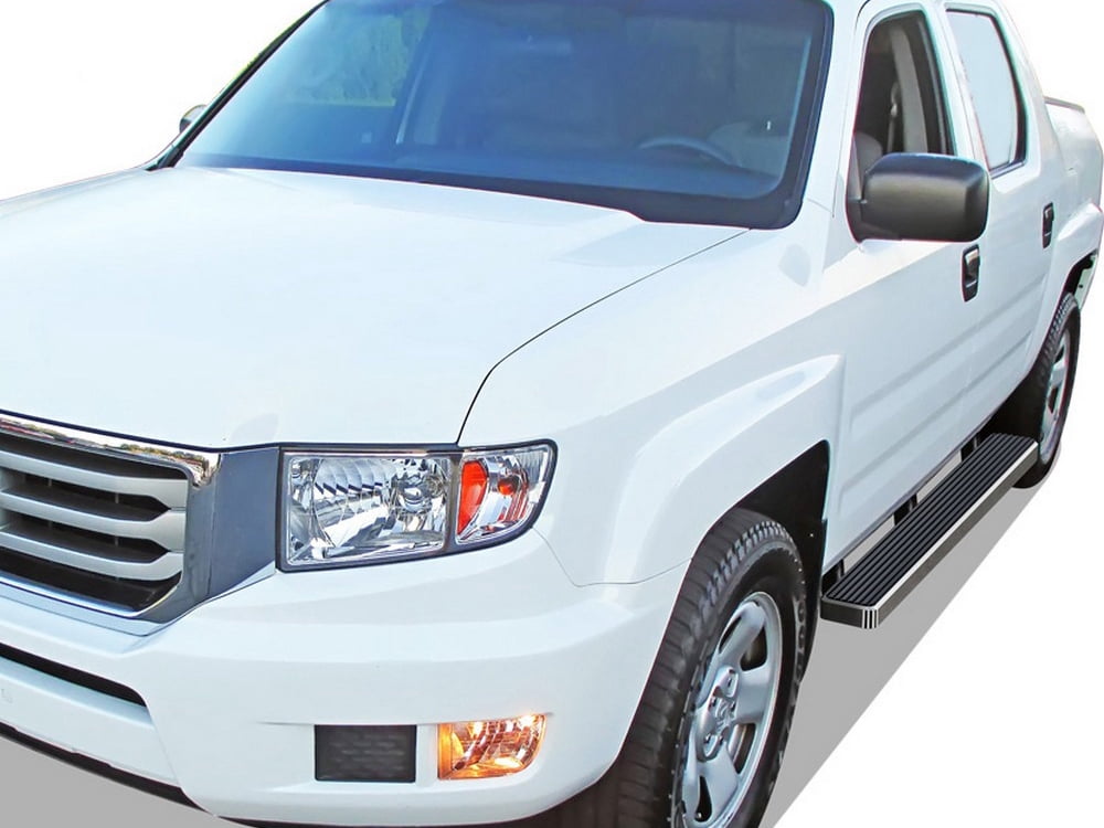 APS Running Boards 5 inches Compatible with Honda Ridgeline 2006-2014 Crew Cab 304 Stainless Steel (Nerf Bars Side Steps Side Bars)