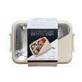 thumbnail image 2 of Just Cook 2 Section Microwave Safe Stainless Steel Bento Box 900 ml - Coconut Milk, 2 of 8