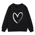 thumbnail image 4 of Hpgjzj Girl's Casual Crewneck Sweatshirts Love Graphic Pullover Clothes Outfits Long Sleeve Sweatshirt Fall Sweater Tops, 4 of 4