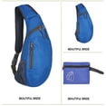 thumbnail image 2 of EYIIYE Sac de Poitrine Unisexe Adulte, Sac de Voyage Patchwork Imperméable à Fermeture Éclair, 2 of 5