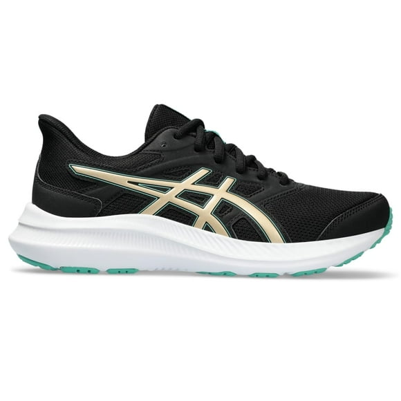 ASICS Women's JOLT 4 Running Shoe, 8.5, Black/Champagne