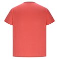 thumbnail image 2 of T-Shirt Camisetas De Algodon Para Hombre Casual Short Sleeve Tees for Men Solid Color Men's T-Shirt Round Neck Button Fitting Top, 2 of 5