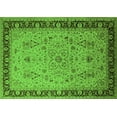 thumbnail image 1 of Ahgly Company Indoor Rectangle Oriental Green Traditional Area Rugs, 7' x 10', 1 of 4