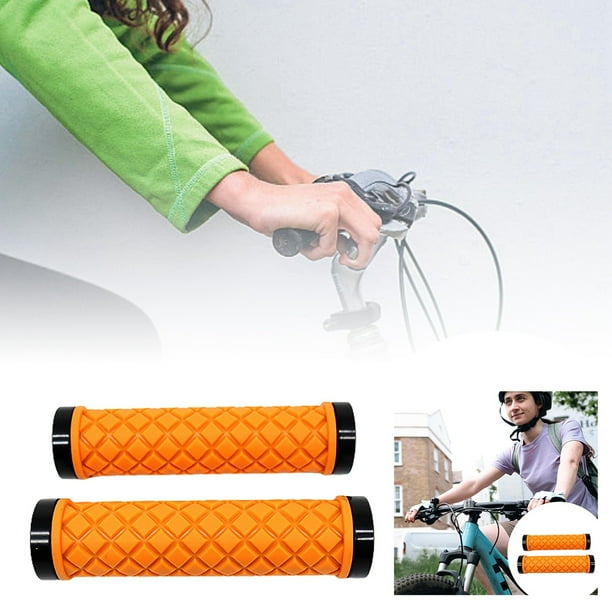 Puños de goma blanda para bicicletas, diseño ergonómico para niños