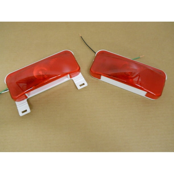 RV Camper Trailer Stop Turn Brake Tail Lights / License Light / White