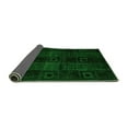 thumbnail image 2 of Ahgly Company Indoor Rectangle Abstract Green Modern Area Rugs, 8' x 10', 2 of 4