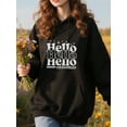thumbnail image 2 of Winter Holiday Christmas Hoodie for Men Women, Holiday Pullover Hooded Sweatshirt, Cozy Cotton Poly Blend, Funny Winter Xmas Gift Outfit, 2 of 5