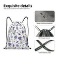 thumbnail image 4 of Sikiie Lavender Bicycle Drawstring Backpack Drawstring Bags, Draw String Back Bag for Sports, Gym, Travel, Swimming, Beach-Medium, 4 of 6