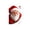 A002- Style B, variant on Christmas Wall Art Peel and Stick Wall Decals, Featuring Removable Vinyl Santa Claus, Reindeer and Christmas Tree Holiday Window Clings for Living Room Bedroom Office, Festive Red