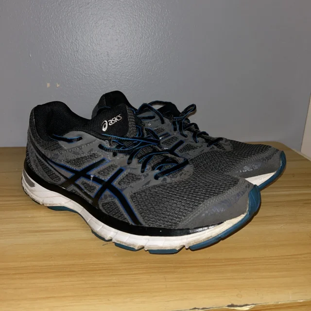 Asics T6F0Q Gel Women’s Running Shoes Grey Blue Black Size 9