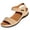 Khaki, variant on Womens Orthopedic Walking Sandals Comfortable Arch Support Platform Wedge Thick Memory Foam Cushion Sport Plantar Fasciitis Shoes Ankle Strap Casual Summer Beach Shoes Brown 7.5 Wide