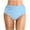 Light Blue, variant on MNCEKFOD Womens Swim Bottoms Summer Beach High Waist Pleated Swim Trunks Double Layered Triangle Swimsuit Bathing Suit Bottoms Light Pink XL
