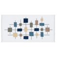 thumbnail image 3 of Authentic Hotel and Spa  Turkish Cotton Squares Embroidered White 2-piece Bath Towel Set, 3 of 3