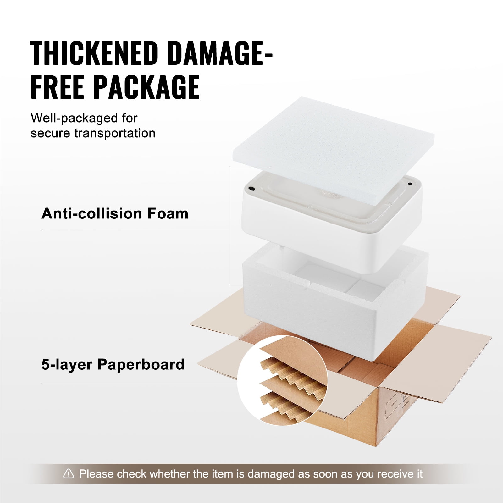 KFFKFF Rectangular Basin, 16"x12" Countertop Sink for Bathrooms, Crafted from White Ceramic, Designed for Above Counter Use