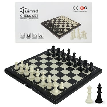 Chess Set, Foldable, Travel Friendly Chess , Great for School, Camping, Parties and More