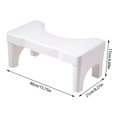 thumbnail image 3 of CNKOO Step Stool Toilet Stool Squatting Poop Stool Bathroom Potty Step Stool Toilet Assistance Steps Step Stool Fits All Toilets Detachable Stackable Potty Squatty Stool  Adults, 3 of 8