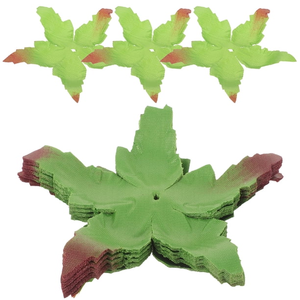 100 piezas de sépalos de tela, pétalos, sépalos de rosa de tela, cálices para hacer flores artificiales.