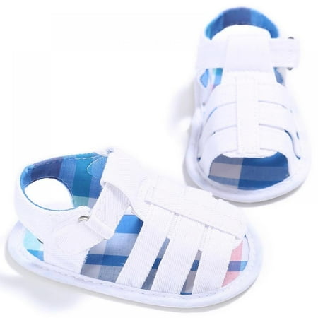 

Kids Baby Boys Summer Sandals Casual Pram Shoes Anti Slip Hollow Shoes 0-18 Months Toddler Sandals Pram Shoes Soft Sole Anti Slip