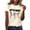 Z33-Beige, variant on FUZHIQ Women's Halloween Graphic Short Sleeve T Shirt Casual Comfortable Tee For Fall Party Daily Wear Printed Top