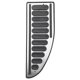 thumbnail image 1 of Coche No Taladro Antideslizante Reposapiés Reposapiés Pedal Cubierta Adhesivo para  Focus Fiesta Mondeo Accesorios de Coche, 1 of 1