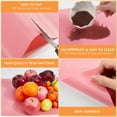 thumbnail image 5 of Shelf Liner Kitchen Drawer Liners Cabinet Mats Non Adhesive EVA Shelf Liners Non-Slip Washable Waterproof Oilproof Pad Protectors Mat for Fridge Pantry Closet Cupboard Hot Pink 118x11.8in, 5 of 8