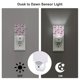 thumbnail image 3 of Fotbe Wine Luz Nocturna LED, Luz de Noche con Sensor de Luz Natural de Anochecer a Amanecer, Se Enchufa a la Pared, Blanco Cálido 0.5W-UK, 3 of 7