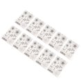 thumbnail image 3 of 10 Uds Sellos Transparentes Patrón De Hojas De Flores Reutilizables TPR DIY Sellos Decorativos Para Hacer Tarjetas Scrapbooking, 3 of 14