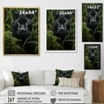 thumbnail image 4 of Designart "Panther form Of The Jungle" Animals Floater Framed Canvas Wall Art, 4 of 7