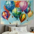 thumbnail image 2 of Autua Balloons Tapestry Wall Hanging Unique Style Graphic Art Home Decor Living Room Bedroom Dorm Apartment Farmhouse Gift 40x30inch, 2 of 6