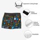 thumbnail image 3 of Fotbe Happy Father Day Calzoncillos Tipo Boxer con Bolsa de Soporte Total para Hombre, X-Temp Fresco, Transpirable y de Secado Rápido-Medium, 3 of 5