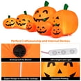 thumbnail image 4 of Costway 7.5' Halloween Inflatable 7 Pumpkins Patch W/LED Light Outdoor Garden Decoration, 4 of 10