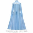 thumbnail image 2 of AoDai Princess Dress Elsa Costume for Girls Blue Sequined Ball Gown Snow Queen Cosplay Dress, 2 of 7