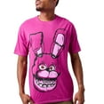 thumbnail image 3 of Five Nights at Freddy's Bonnie the Bunny Men's Purple Short Sleeve Tee - XL, 3 of 5