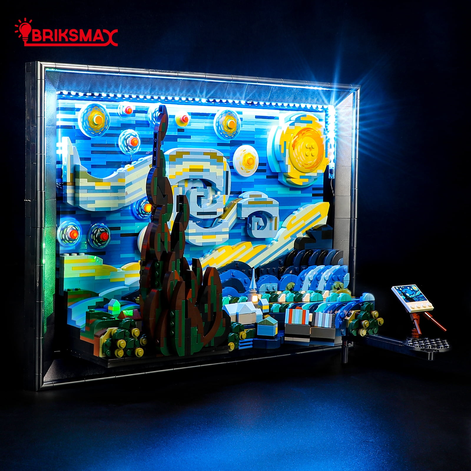  BRIKSMAX Led Lighting Kit for LEGO-21333 Vincent Van Gogh(Remote-Control  Version) - The Starry Night - Compatible with Lego Ideas Building Blocks  Model- Not Include The Lego Set : Toys & Games