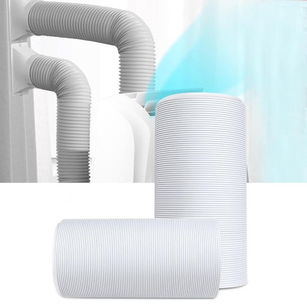 Manguera de aire acondicionado, piezas de repuesto de tubo de escape de aire acondicionado flexible universal portátil(El 15cm * 1.5M) Ecomeon no