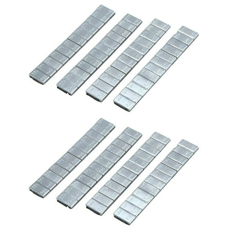 8X Adhesive Car Truck Tire Tyre Wheel Balance Weights Strips 2.1Oz/60G Silver