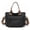 Black, variant on URSOFINE Canvas Multi-Pocket Tote Bag, Convertible Crossbody Shoulder Handbag for Work Travel Daily Use, Large Capacity Casual Messenger Bag with Detachable Strap