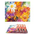 thumbnail image 1 of Manteles Individuales para Mesa, 4 pz Tapete Rectangular de Tela Fina Premium, Resistente e Impermeable, Medida 35 cm x 45 cm, 1 of 7
