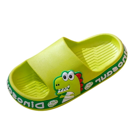 

New Dinosaur Children Slippers Cute Cartoon Beach Slippers For Kids Non Slip Boys Girls Summer Shoes