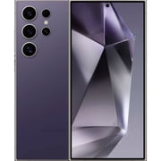 Restored Samsung Galaxy S24 Ultra 5G S928U AT&T Only 256GB Titanium Violet