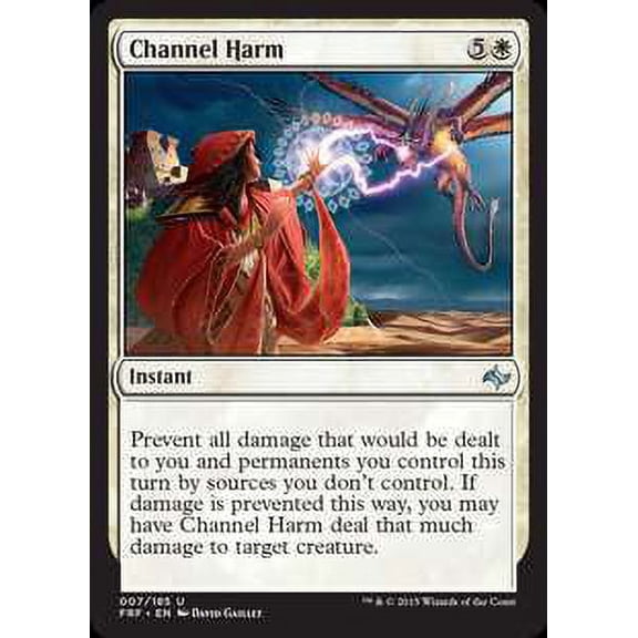 MtG Fate Reforged Uncommon Channel Harm (Foil) #7