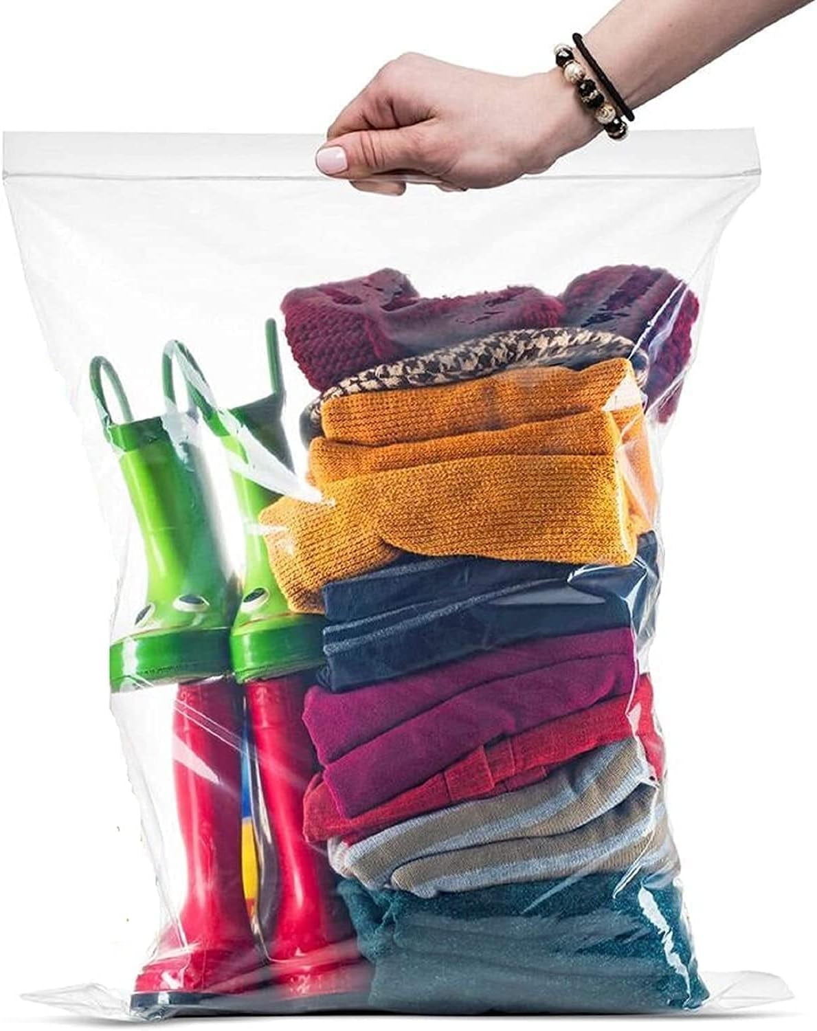 Clearly Elegant Extra-Large Zip Storage Bags 18" x 24" photo 1
