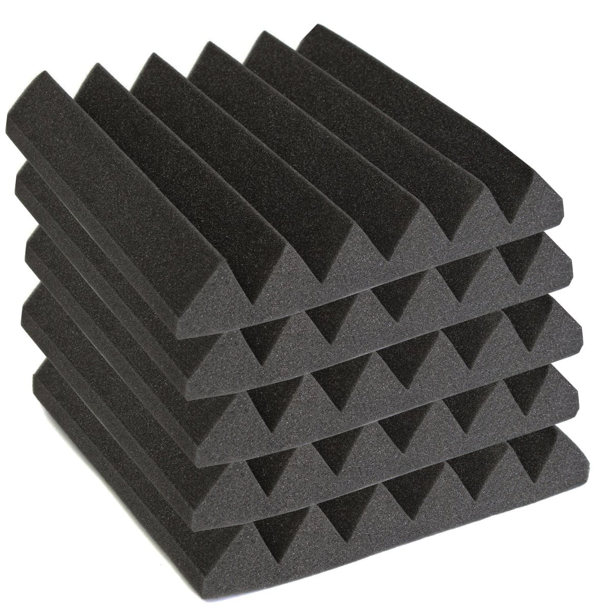 2" x 12" x 12" Charcoal Acoustic Wedges Studio Foam 1Pack Walmart Canada