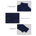 thumbnail image 4 of ANYFIT WEAR Long Sleeve Mock Turtleneck Shirt Stretch Slim Fitted Layer Basic Tee Tops, 4 of 6