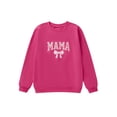 thumbnail image 2 of Mommy and Me Matching Outfits Letter Print Long Sleeve Crewneck Sweatshirt Pullover Tops, 2 of 10