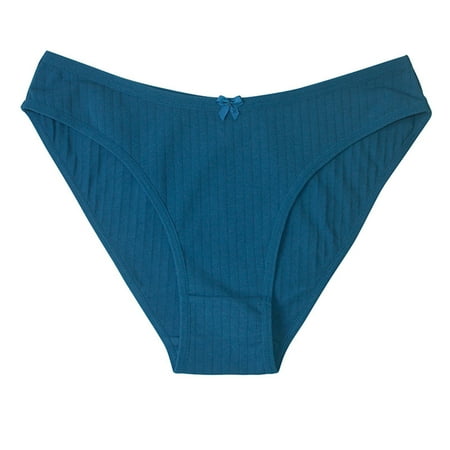 New & Trending  Women s Low Waisted Underwear  Cotton Briefs  Seamless Design  Comfort Fit  Daily Use  Soft & Breathable  Sizing: S-2XL  Women s Clothing Plus Size | Blue L  Sopatenor